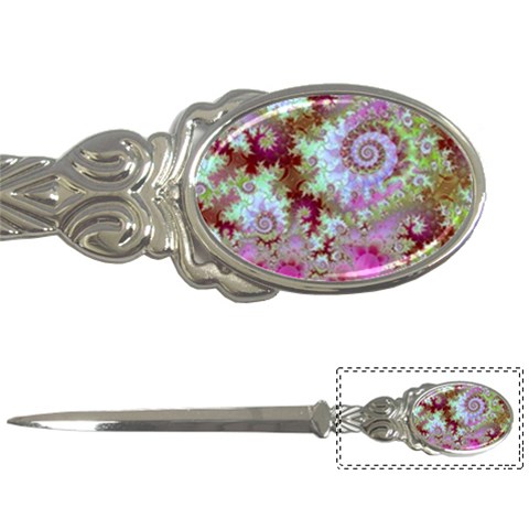 Raspberry Lime Delight, Abstract Ferris Wheel Letter Opener from ArtsNow.com Front