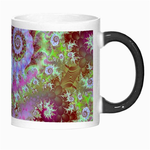 Raspberry Lime Delight, Abstract Ferris Wheel Morph Mug from ArtsNow.com Right