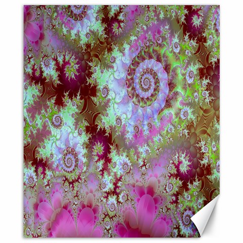 Raspberry Lime Delight, Abstract Ferris Wheel Canvas 8  x 10  from ArtsNow.com 8.15 x9.66  Canvas - 1