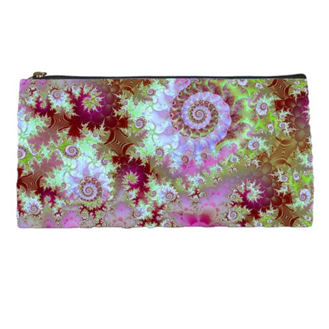 Raspberry Lime Delight, Abstract Ferris Wheel Pencil Case from ArtsNow.com Front