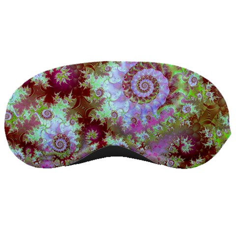 Raspberry Lime Delight, Abstract Ferris Wheel Sleeping Mask from ArtsNow.com Front