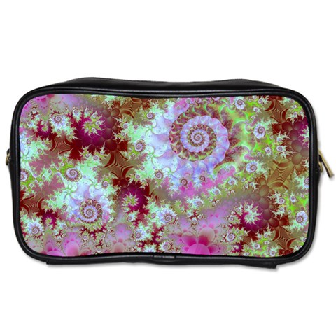 Raspberry Lime Delight, Abstract Ferris Wheel Toiletries Bag (Two Sides) from ArtsNow.com Front