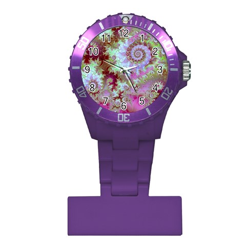 Raspberry Lime Delight, Abstract Ferris Wheel Nurses Watch from ArtsNow.com Front