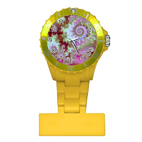 Raspberry Lime Delight, Abstract Ferris Wheel Nurses Watch from ArtsNow.com Front