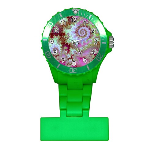 Raspberry Lime Delight, Abstract Ferris Wheel Nurses Watch from ArtsNow.com Front