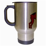 Doberman Travel Mug (Silver Gray)