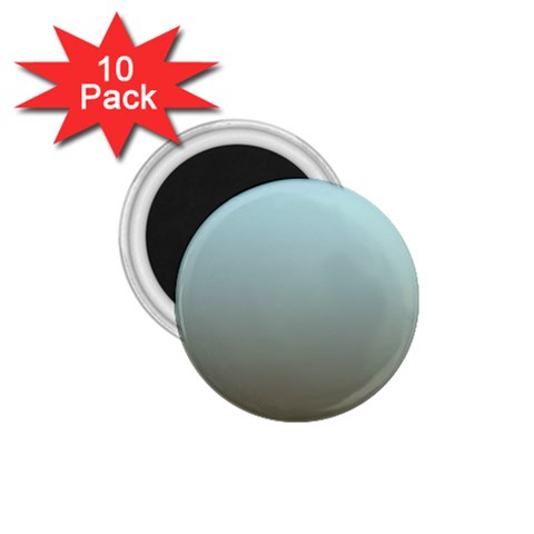 Blue Gold Gradient 1.75  Button Magnet (10 pack) from ArtsNow.com Front