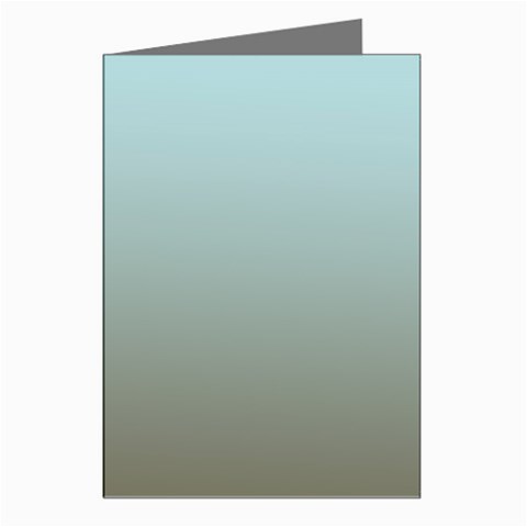 Blue Gold Gradient Greeting Card (8 Pack) from ArtsNow.com Left