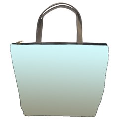 Blue Gold Gradient Bucket Handbag from ArtsNow.com Front