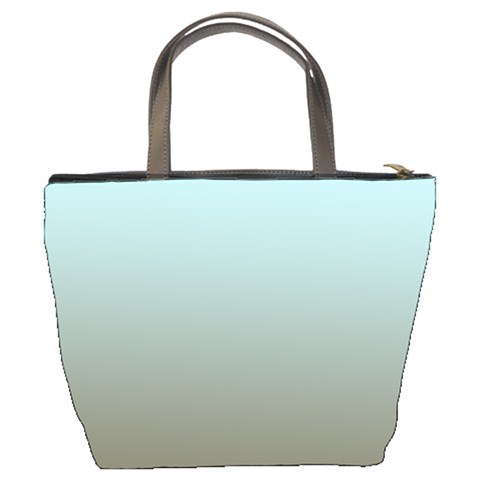 Blue Gold Gradient Bucket Handbag from ArtsNow.com Back