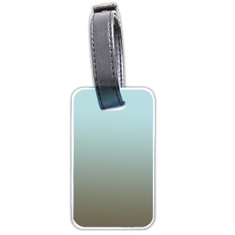 Blue Gold Gradient Luggage Tag (Two Sides) from ArtsNow.com Front