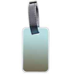 Blue Gold Gradient Luggage Tag (Two Sides) from ArtsNow.com Back