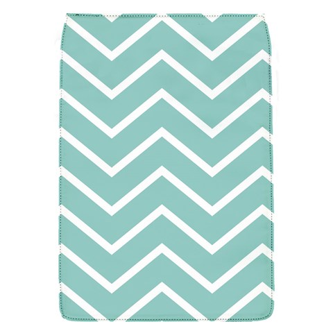 Blue And White Chevron Removable Flap Cover (Small) from ArtsNow.com Front