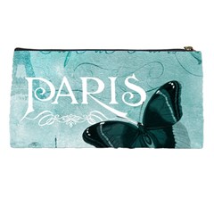 Paris Butterfly Pencil Case from ArtsNow.com Back