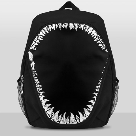 Shark Jaws Backpack Bag from ArtsNow.com Front