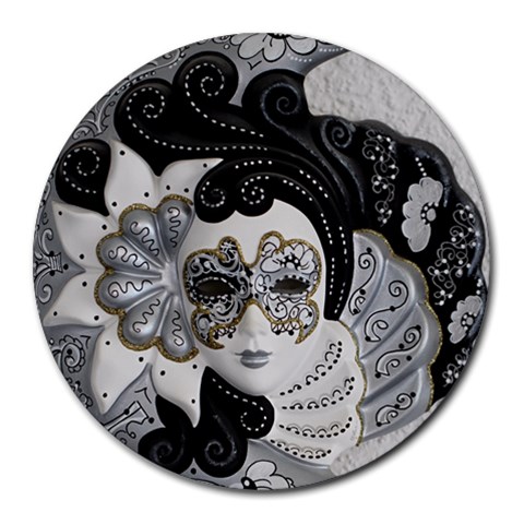 Venetian Mask 8  Mouse Pad (Round) from ArtsNow.com Front