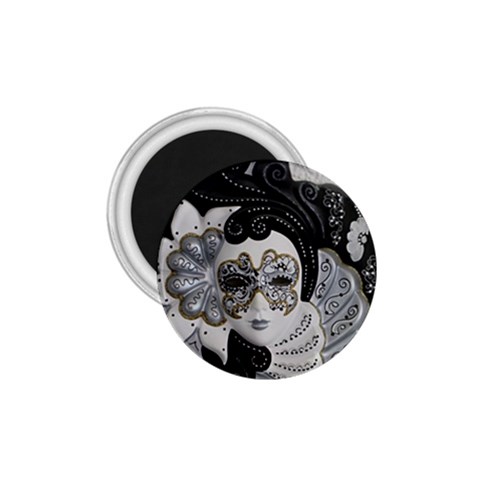 Venetian Mask 1.75  Button Magnet from ArtsNow.com Front