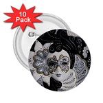 Venetian Mask 2.25  Button (10 pack)