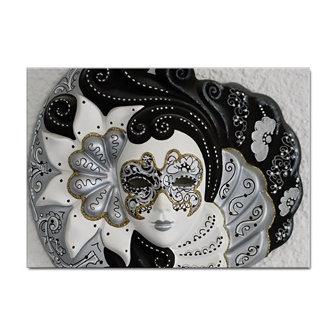 Venetian Mask A4 Sticker 10 Pack from ArtsNow.com Front