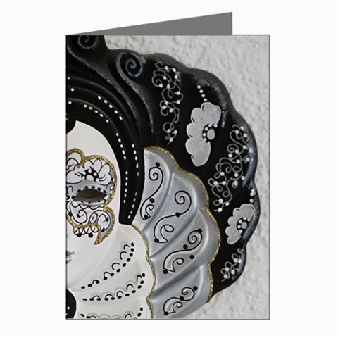 Venetian Mask Greeting Card (8 Pack) from ArtsNow.com Left