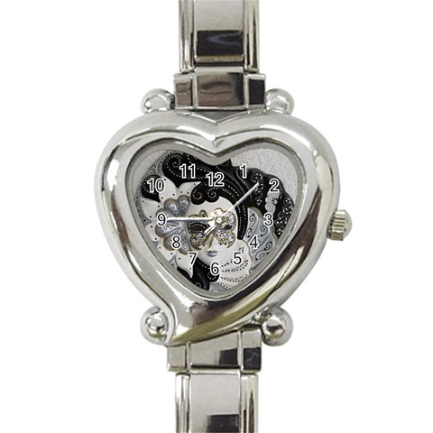 Venetian Mask Heart Italian Charm Watch  from ArtsNow.com Front