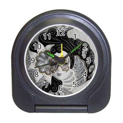 Venetian Mask Desk Alarm Clock from ArtsNow.com Front