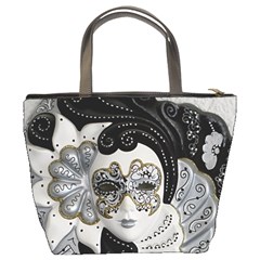 Venetian Mask Bucket Handbag from ArtsNow.com Back