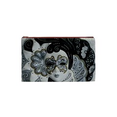 Venetian Mask Cosmetic Bag (Small) from ArtsNow.com Front