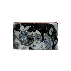 Venetian Mask Cosmetic Bag (Small) from ArtsNow.com Back