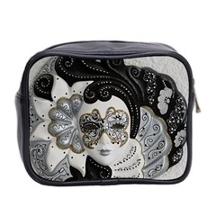 Venetian Mask Mini Travel Toiletry Bag (Two Sides) from ArtsNow.com Back