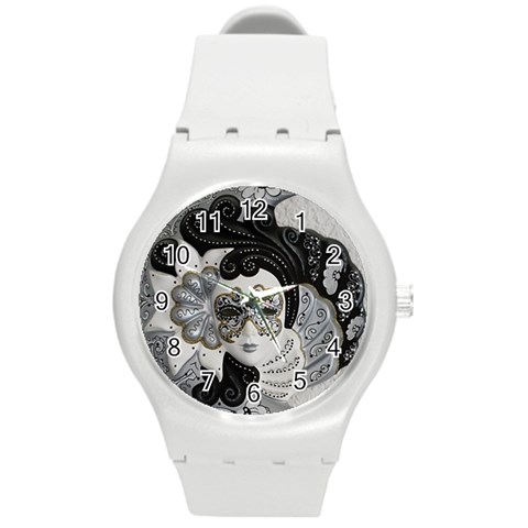 Venetian Mask Plastic Sport Watch (Medium) from ArtsNow.com Front