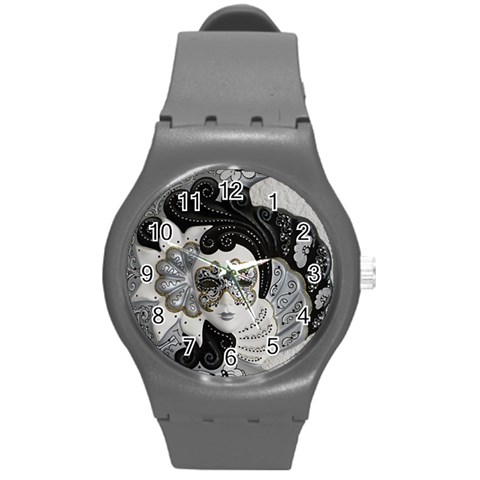 Venetian Mask Plastic Sport Watch (Medium) from ArtsNow.com Front