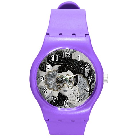 Venetian Mask Plastic Sport Watch (Medium) from ArtsNow.com Front