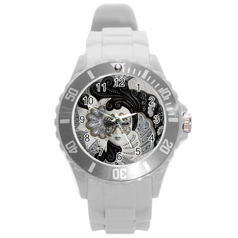 Venetian Mask Plastic Sport Watch (Large) from ArtsNow.com Front