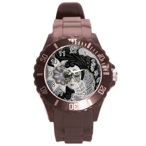 Venetian Mask Plastic Sport Watch (Large) from ArtsNow.com Front