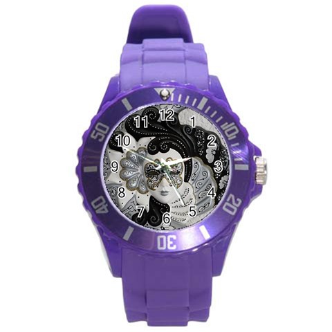 Venetian Mask Plastic Sport Watch (Large) from ArtsNow.com Front