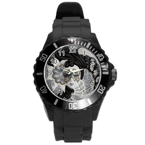 Venetian Mask Plastic Sport Watch (Large) from ArtsNow.com Front