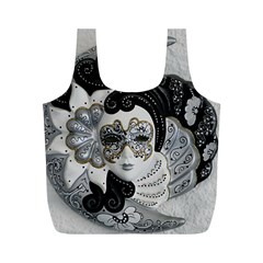 Venetian Mask Reusable Bag (M) from ArtsNow.com Back