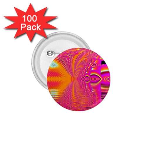 Magenta Boardwalk Carnival, Abstract Ocean Shimmer 1.75  Button (100 pack) from ArtsNow.com Front