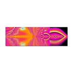 Magenta Boardwalk Carnival, Abstract Ocean Shimmer Bumper Sticker 10 Pack