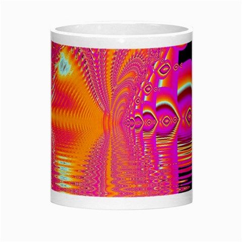 Magenta Boardwalk Carnival, Abstract Ocean Shimmer Morph Mug from ArtsNow.com Center