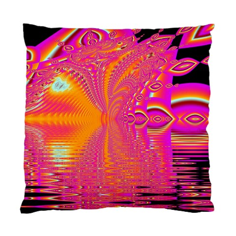 Magenta Boardwalk Carnival, Abstract Ocean Shimmer Cushion Case (Two Sided)  from ArtsNow.com Front