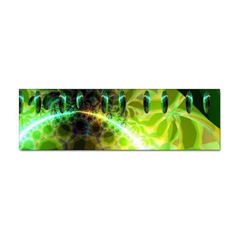 Dawn Of Time, Abstract Lime & Gold Emerge Bumper Sticker 10 Pack from ArtsNow.com Front