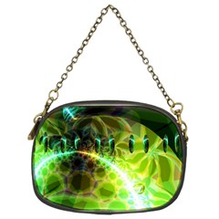 Dawn Of Time, Abstract Lime & Gold Emerge Chain Purse (Two Sided)  from ArtsNow.com Back