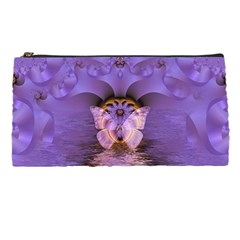 Artsy Purple Awareness Butterfly Pencil Case from ArtsNow.com Front