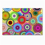 Psychedelic Flowers Postcard 4 x 6  (10 Pack)