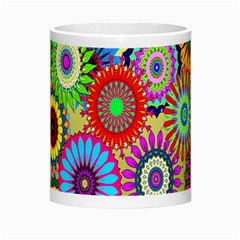 Psychedelic Flowers Morph Mug from ArtsNow.com Center