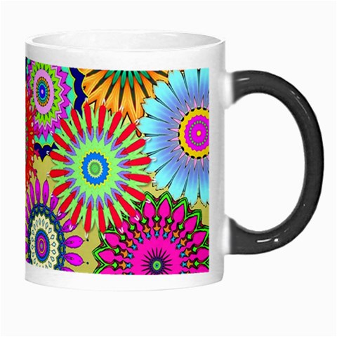 Psychedelic Flowers Morph Mug from ArtsNow.com Right