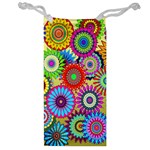 Psychedelic Flowers Jewelry Bag