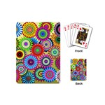 Psychedelic Flowers Playing Cards (Mini)